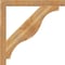 Ekena Millwork Funston Block Rough Sawn Bracket, Western Red Cedar, 4"W x 44"D x 44"H BKT04X44X44FST05RWR - alternate 2